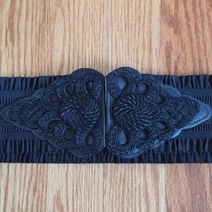 WCM - New York black stretch belt